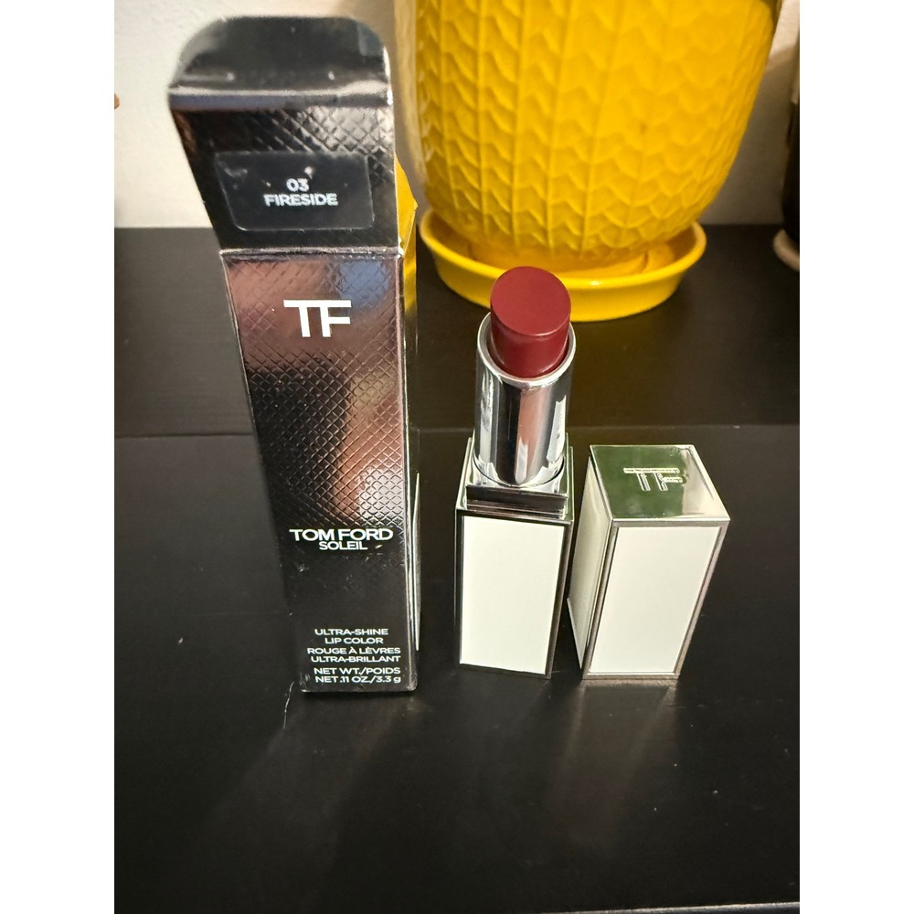 Tom Ford Soleil Ultra-Shine Lip Color Fireside Lipstick 3.3g NEW